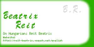 beatrix reit business card